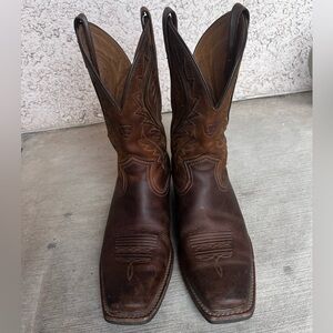 Ariat Dark Brown Western Boots 9.5 EE